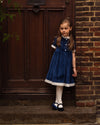 Carole Dress Blue Velvet