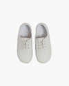 Boy Leather Lace-Up Shoes Ivory