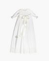 Traditional Christening Gown With Lace Collar