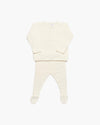 Boe Cable-Knit Baby Set Ivory