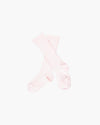 Ribbed High Knee Socks Baby Pink