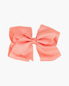 X-Large Hair Bow Coral