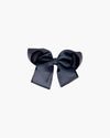 X-Large Hair Bow Charcoal